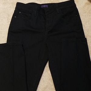 NYDJ ANKLE LENGTH BLACK PANTS  SIZE 4